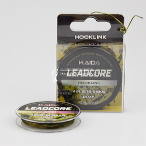 Поводковый материал Kaida, Leadcore, 10 м, Camo Green  ➡️ лови с профессионалами магазина накрючке.бел. ✔️ Низкие цены. ⏬ Оперативная доставка в любой регион.✈️ Вы останетесь довольны! ✌️ Заказать:☎️ +375 29 662 27 73