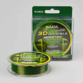 Леска 3D KAIDA Monster FL01, , FL01-30 ⏩ Профессиональные консультации. ✈️ Оперативная доставка в любой регион. ✔️ Низкие цены. ➡️ Вы останетесь довольны! ✌️ Заказать:☎️ +375 29 662 27 73