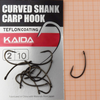 Крючки Kaida BC01 (Curved Shank Carp Hook), #2, На карася, карпа ⏩ Профессиональные консультации. ✈️ Оперативная доставка в любой регион. ✔️ Низкие цены. ➡️ Вы останетесь довольны! ✌️ Заказать:☎️ +375 29 662 27 73
