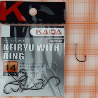 Крючки Kaida BA02 (Keiryu), #14, На леща, плотву ⏩ Профессиональные консультации. ✈️ Оперативная доставка в любой регион. ✔️ Низкие цены. ➡️ Вы останетесь довольны! ✌️ Заказать:☎️ +375 29 662 27 73
