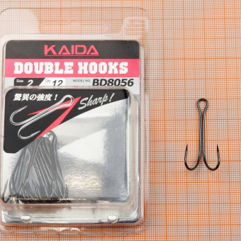 Крючки Не спаянный Kaida Double hook, BD8056-02 ⏩ Профессиональные консультации. ✈️ Оперативная доставка в любой регион. ✔️ Низкие цены. ➡️ Вы останетесь довольны! ✌️ Заказать:☎️ +375 29 662 27 73