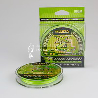 Шнур 4-х жильный KAIDA Premium X4 PE (Permanent Color), Салатовый+белый (5м+5м), X412-14 ⏩ Профессиональные консультации. ✈️ Оперативная доставка в любой регион. ✔️ Низкие цены. ➡️ Вы останетесь довольны! ✌️ Заказать:☎️ +375 29 662 27 73
