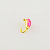 Мормышка Банан с ухом Д-2.0 Золото с розовым ⏩ Профессиональные консультации. ✈️ Оперативная доставка в любой регион. ☎️ +375 29 662 27 73