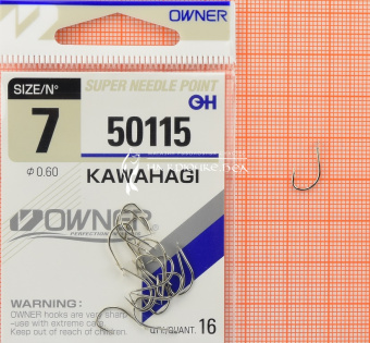Крючки Owner 50115 (Kawahagi), #7, На плотву, леща ⏩ Профессиональные консультации. ✈️ Оперативная доставка в любой регион. ✔️ Низкие цены. ➡️ Вы останетесь довольны! ✌️ Заказать:☎️ +375 29 662 27 73
