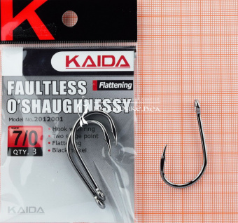 Крючки С колечком Kaida Faultless o`shaughnessy, #7/0 ⏩ Профессиональные консультации. ✈️ Оперативная доставка в любой регион. ✔️ Низкие цены. ➡️ Вы останетесь довольны! ✌️ Заказать:☎️ +375 29 662 27 73
