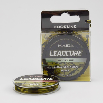 Поводковый материал Kaida, Leadcore, 10 м, Camo Green  ➡️ лови с профессионалами магазина накрючке.бел. ✔️ Низкие цены. ⏬ Оперативная доставка в любой регион.✈️ Вы останетесь довольны! ✌️ Заказать:☎️ +375 29 662 27 73