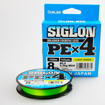 Плетенка Sunline Siglon PE X4 0.5 PE 150 м Light Green. ⏩ Профессиональные консультации. ✈️ Оперативная доставка в любой регион.