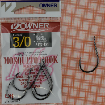 Крючки На живца Owner 5177 (Mosquito Hook), #3/0 ⏩ Профессиональные консультации. ✈️ Оперативная доставка в любой регион. ✔️ Низкие цены. ➡️ Вы останетесь довольны! ✌️ Заказать:☎️ +375 29 662 27 73
