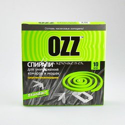 Антикомариные спирали OZZ ⏩ Профессиональные консультации. ✈️ Оперативная доставка в любой регион. ✔️ Низкие цены. ➡️ Вы останетесь довольны! ✌️ Заказать:☎️ +375 29 662 27 73