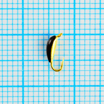 Мормышка Банан с ухом Д-2.0 Золото с черным ⏩ Профессиональные консультации. ✈️ Оперативная доставка в любой регион. ☎️ +375 29 662 27 73