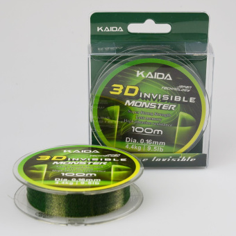 Леска 3D KAIDA Monster FL01, , FL01-16 ⏩ Профессиональные консультации. ✈️ Оперативная доставка в любой регион. ✔️ Низкие цены. ➡️ Вы останетесь довольны! ✌️ Заказать:☎️ +375 29 662 27 73