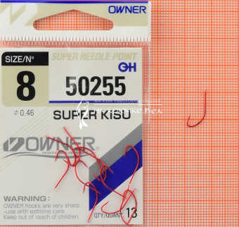 Крючки Owner 50255 (Super Kisu), #8, Для мотыля ручейника ⏩ Профессиональные консультации. ✈️ Оперативная доставка в любой регион. ✔️ Низкие цены. ➡️ Вы останетесь довольны! ✌️ Заказать:☎️ +375 29 662 27 73
