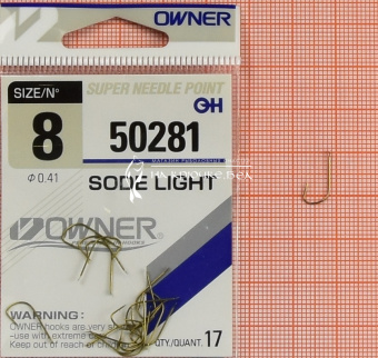 Крючки Owner 50281 (Sode Light), #8, На плотву, леща ⏩ Профессиональные консультации. ✈️ Оперативная доставка в любой регион. ✔️ Низкие цены. ➡️ Вы останетесь довольны! ✌️ Заказать:☎️ +375 29 662 27 73
