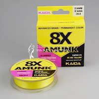 Шнур 8-ми жильный KAIDA Amunk 8X Super PE, HI-VIS Yellow, X891-14 ⏩ Профессиональные консультации. ✈️ Оперативная доставка в любой регион. ✔️ Низкие цены. ➡️ Вы останетесь довольны! ✌️ Заказать:☎️ +375 29 662 27 73