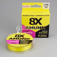 Шнур 8-ми жильный KAIDA Amunk 8X Super PE, HI-VIS Yellow, X891-16 ⏩ Профессиональные консультации. ✈️ Оперативная доставка в любой регион. ✔️ Низкие цены. ➡️ Вы останетесь довольны! ✌️ Заказать:☎️ +375 29 662 27 73