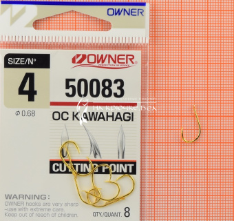 Крючки Owner 50083 (Cut Kawahagi), #4, На карася, карпа ⏩ Профессиональные консультации. ✈️ Оперативная доставка в любой регион. ✔️ Низкие цены. ➡️ Вы останетесь довольны! ✌️ Заказать:☎️ +375 29 662 27 73
