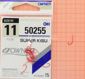 Крючки Owner 50255 (Super Kisu), #11, Для мотыля ручейника ⏩ Профессиональные консультации. ✈️ Оперативная доставка в любой регион. ✔️ Низкие цены. ➡️ Вы останетесь довольны! ✌️ Заказать:☎️ +375 29 662 27 73
