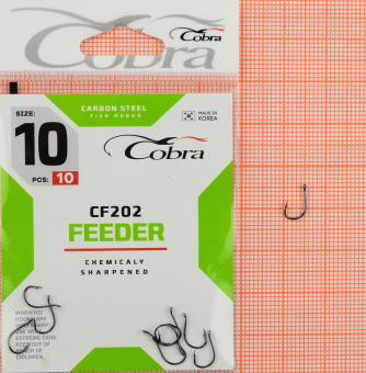 Крючки Cobra CF202 (Feeder Master) CF202-010 ⏩ профессиональные консультации. ✈️ Оперативная доставка в любой регион. ☎️ +375 29 662 27 73
