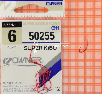 Крючки Owner 50255 (Super Kisu), #6, Для мотыля ручейника ⏩ Профессиональные консультации. ✈️ Оперативная доставка в любой регион. ✔️ Низкие цены. ➡️ Вы останетесь довольны! ✌️ Заказать:☎️ +375 29 662 27 73
