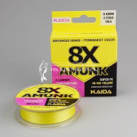 Шнур 8-ми жильный KAIDA Amunk 8X Super PE, HI-VIS Yellow, X891-10 ⏩ Профессиональные консультации. ✈️ Оперативная доставка в любой регион. ✔️ Низкие цены. ➡️ Вы останетесь довольны! ✌️ Заказать:☎️ +375 29 662 27 73