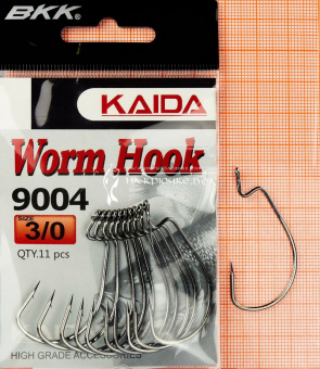Крючки Офсетный Kaida Worm hook (BS9004), #3/0 ⏩ Профессиональные консультации. ✈️ Оперативная доставка в любой регион. ✔️ Низкие цены. ➡️ Вы останетесь довольны! ✌️ Заказать:☎️ +375 29 662 27 73
