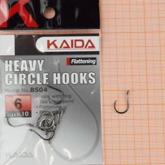 Крючки Kaida Heavy Circle Hooks (BS04)  ⏩ Профессиональные консультации. ✈️ Оперативная доставка в любой регион. ☎️ +375 29 662 27 73
