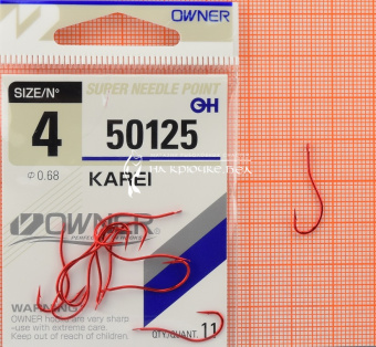Крючки Owner 50125 (Karei), #4, Для пучка опарыша ⏩ Профессиональные консультации. ✈️ Оперативная доставка в любой регион. ✔️ Низкие цены. ➡️ Вы останетесь довольны! ✌️ Заказать:☎️ +375 29 662 27 73
