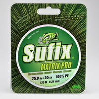 Плетеный шнур Sufix Matrix Pro. ⏩ Профессиональные консультации. ✈️ Оперативная доставка в любой регион. ☎️ +375 29 662 27 73
